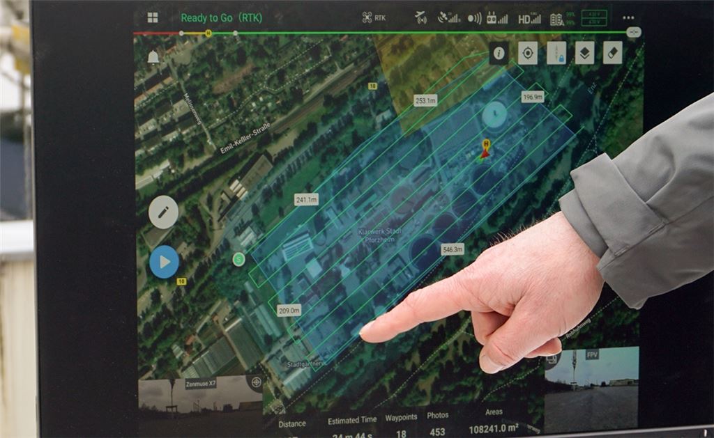 Viele Bereiche in Pforzheim sind bereits digital erfasst. Foto: Stadt Pforzheim; Anna Friesen
