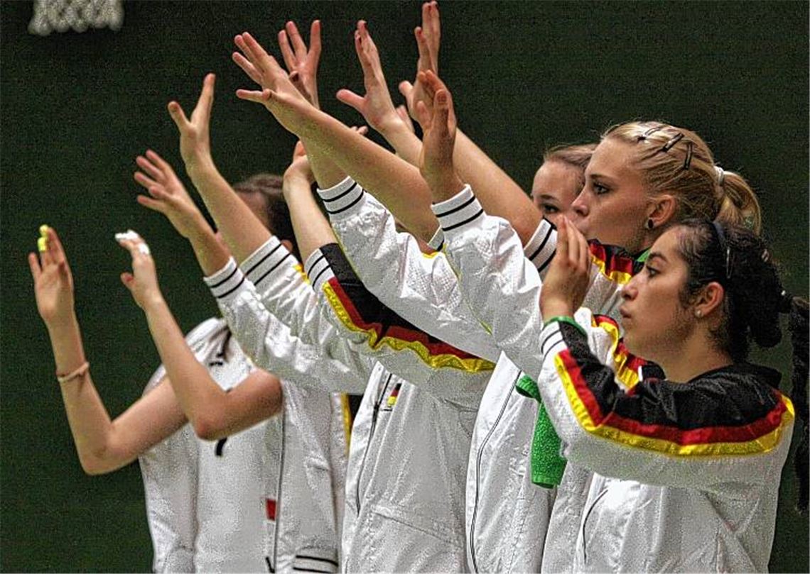 „Vielen Dank und auf Wiedersehen Mühlacker!“ Den Volleyball-Mädchen hat es gefallen. Foto: Eigner