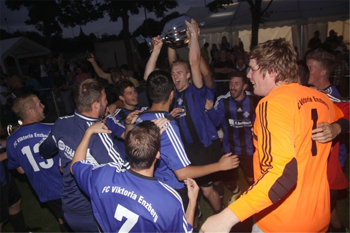 Viktoria Enzberg feiert. Foto: Eigner