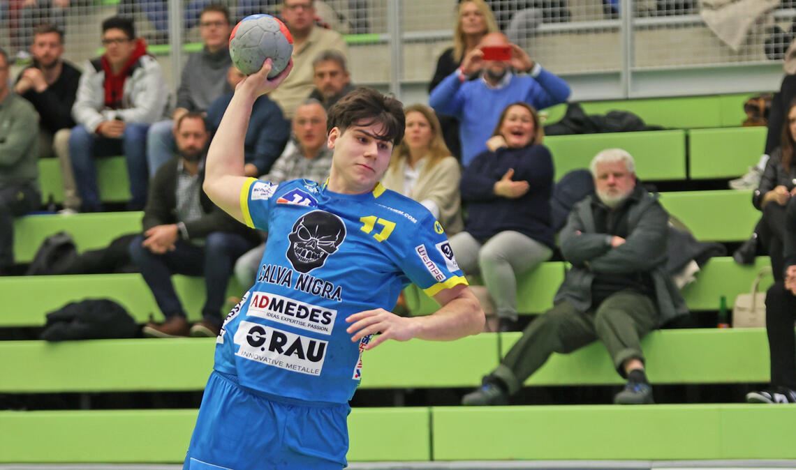 Vincent Virzi beim Wurf.