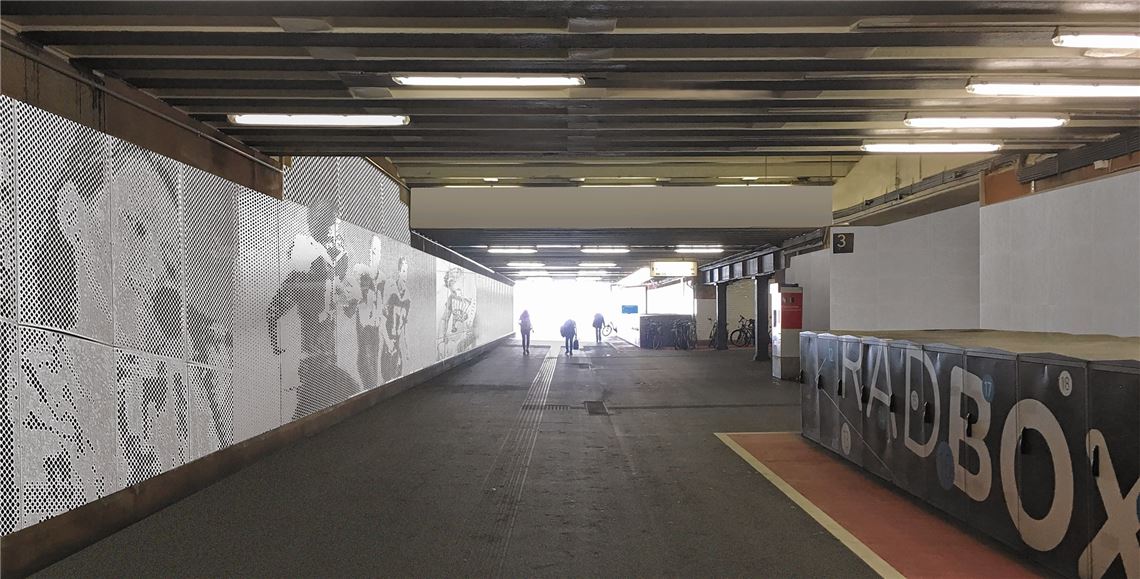 Visualisierung: So könnten sich die Unterführungen nach der Sanierung präsentieren.privat