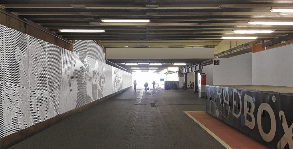 Visualisierung: So könnten sich die Unterführungen nach der Sanierung präsentieren.privat