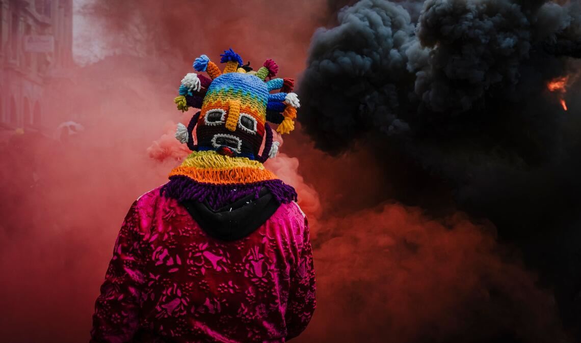 Volkskarneval gegen den Aufstieg des Faschismus