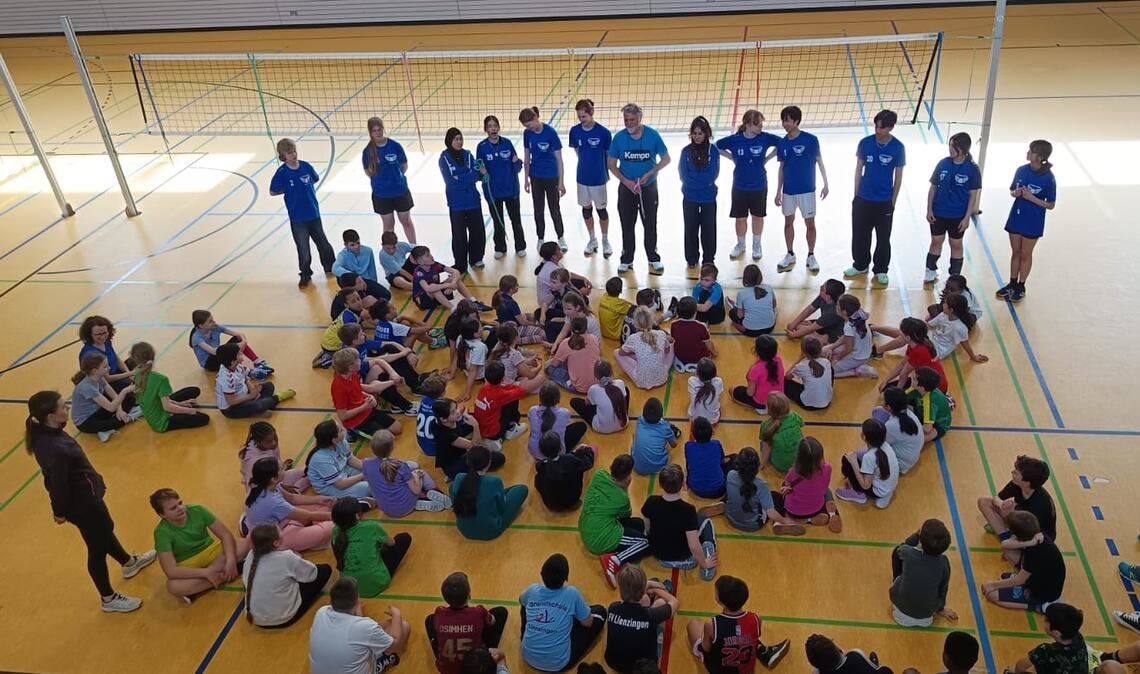 Volle Halle beim Schulprojekt in Kooperation mit dem TV Mühlacker. Foto: privat
