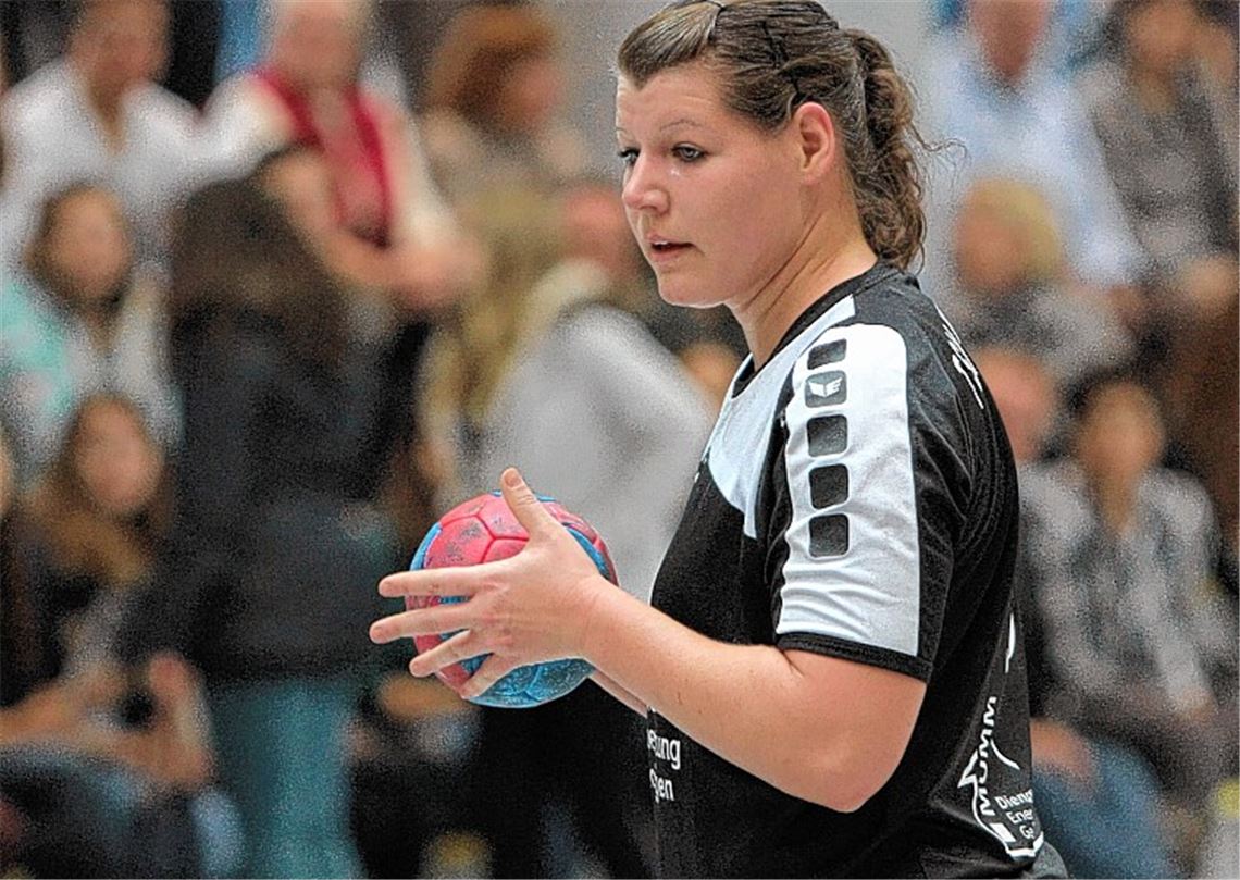 Volle Konzentration: Julia Winkler und der TSV Wiernsheim wollen mit einem Heimsieg am Sonntag die Meisterschaft vorzeitig perfekt machen.