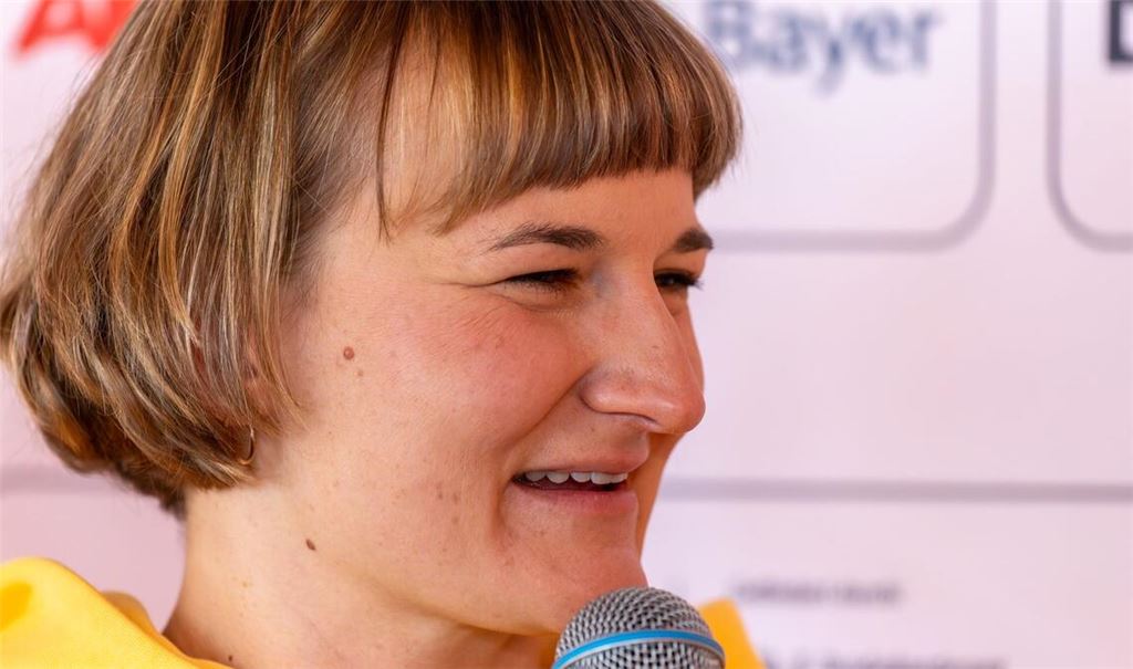 Voller Vorfreude: Anna-Lena Forster.