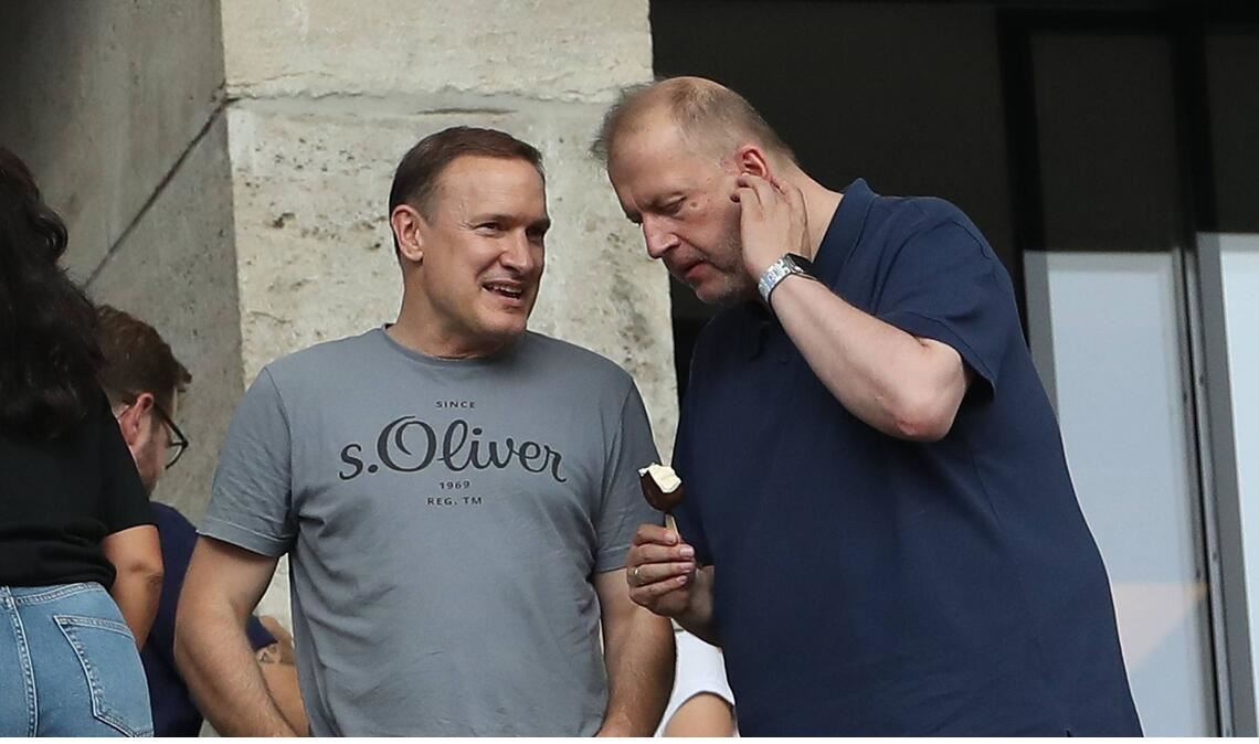 Ex-Hertha-Manager neuer ELF-Chef Vom Fußball zum Football: Ingo Schiller (re., neben Ex-Hertha-Spieler Oliver Schmidt) steigt in verantwortlicher Position in der ELF ein.