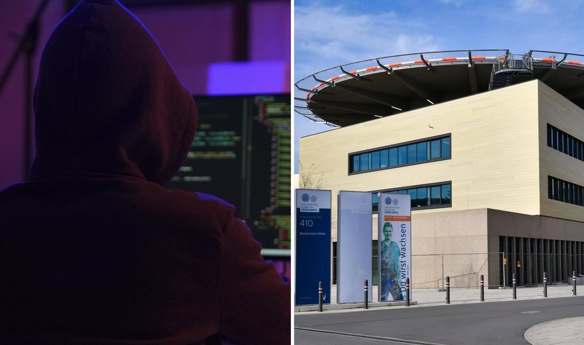 Vom Hackerangriff betroffen ist auch die Uniklinik Heidelberg.