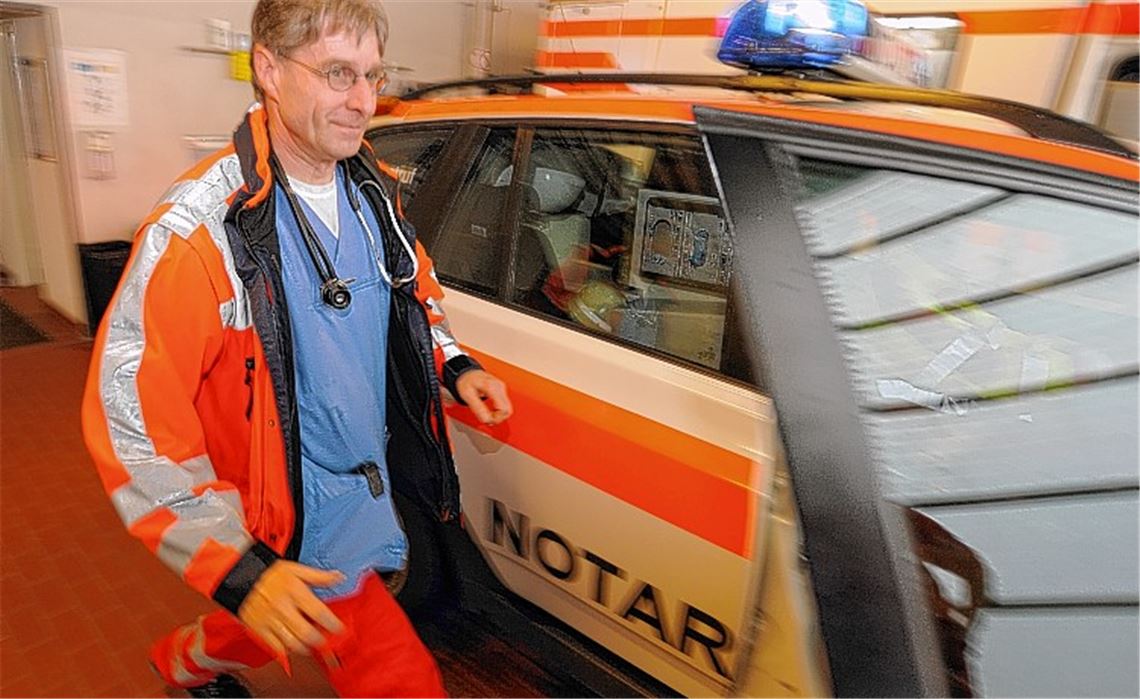 Vom Notruf bis zur Versorgung des Patienten zählt jede Sekunde. Archivfoto: Sadler