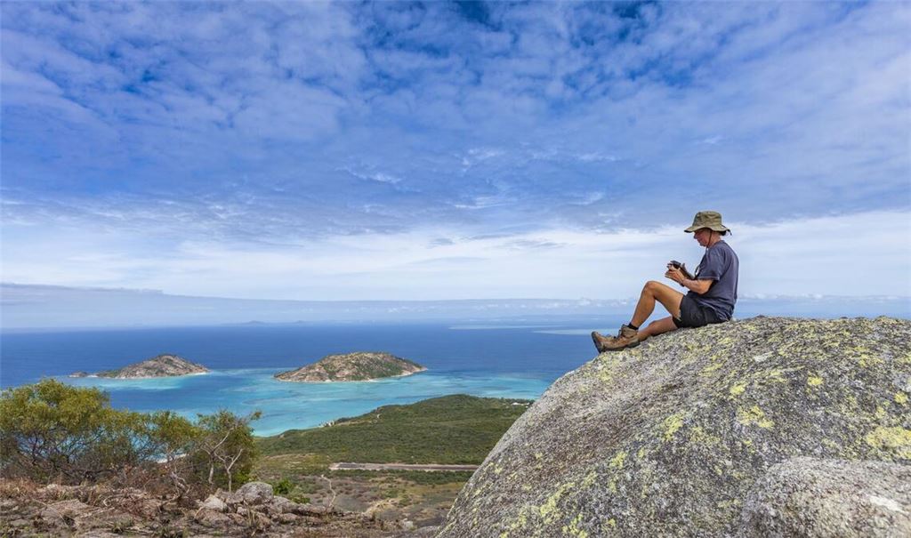 Von Cooks Look hat man einen grandiosen Blick auf Lizard Island und den Ozean.