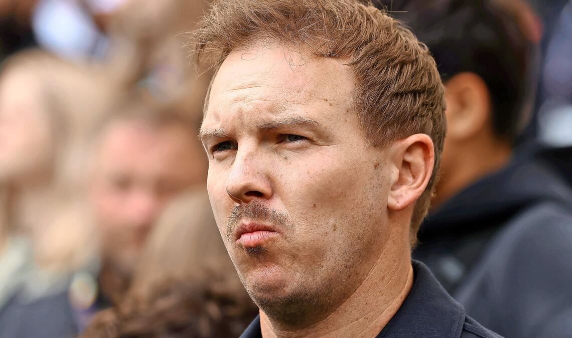 Von Julian Nagelsmanns großem Dominanz-Versprechen war im Nationalstadion von Bratislava  nichts zu sehen.