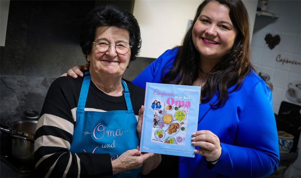 Von der Küche in die Sozialen Medien - und jetzt in ein Kochbuch: Die Rezepte von Vanessa und ihrer Oma Annemarie sind jetzt auch dort zu lesen.