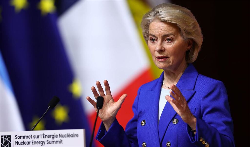 Von der Leyen hat es als einen strategischen Fehler bezeichnet, dass Europa sich von der Kernenergie abgewendet hat.