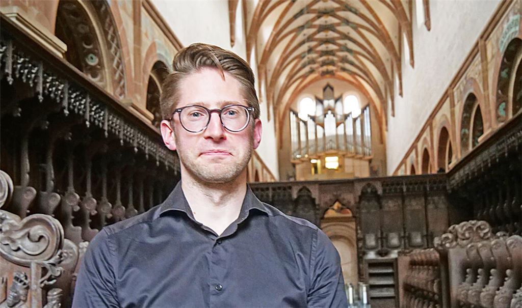 Von der Westminster Abbey ins Kloster Maulbronn: Der Organist des britischen Königshauses, Peter Holder, brillierte am Samstagabend mit einem eindrucksvollen Gastspiel an der Grenzing-Orgel. Foto: Friedrich