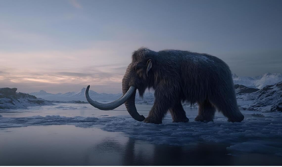 Vor 20.000 Jahren durchstreiften Wollhaarmammuts die eisigen Tundren Europas.