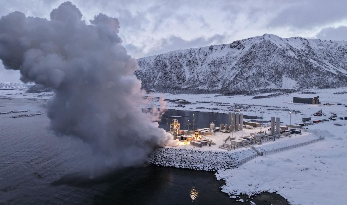 Vorbereitungen zum zweiten Testflug am Weltraumbahnhof in Norwegen. (Handout)