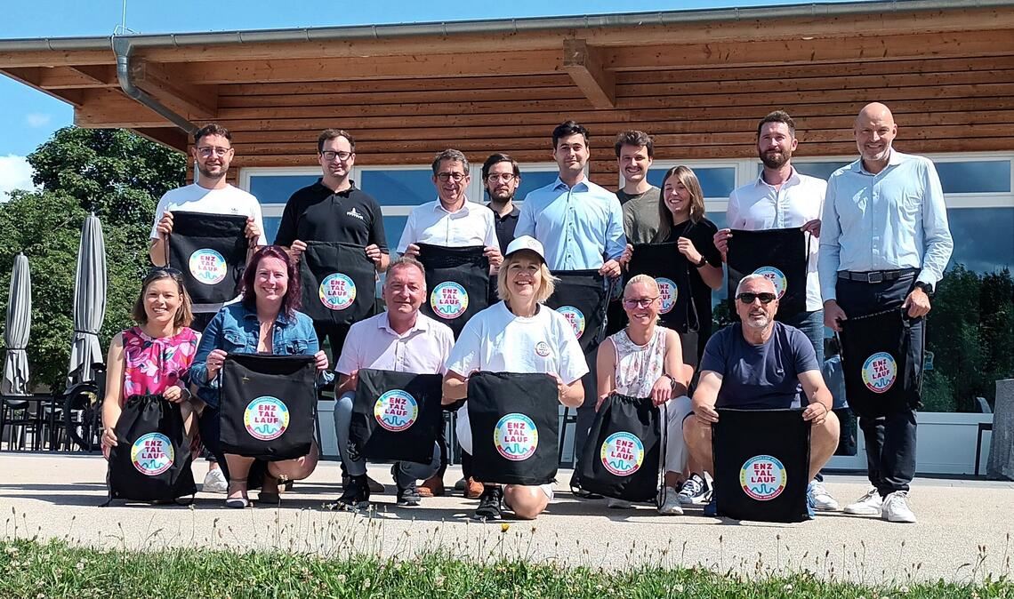 Enztallauf erlebt Neuauflage Vorfreude: Die Organisatoren und Sponsoren des Enztallaufs fiebern der Neuauflage Mitte September entgegen. Foto: Kniep