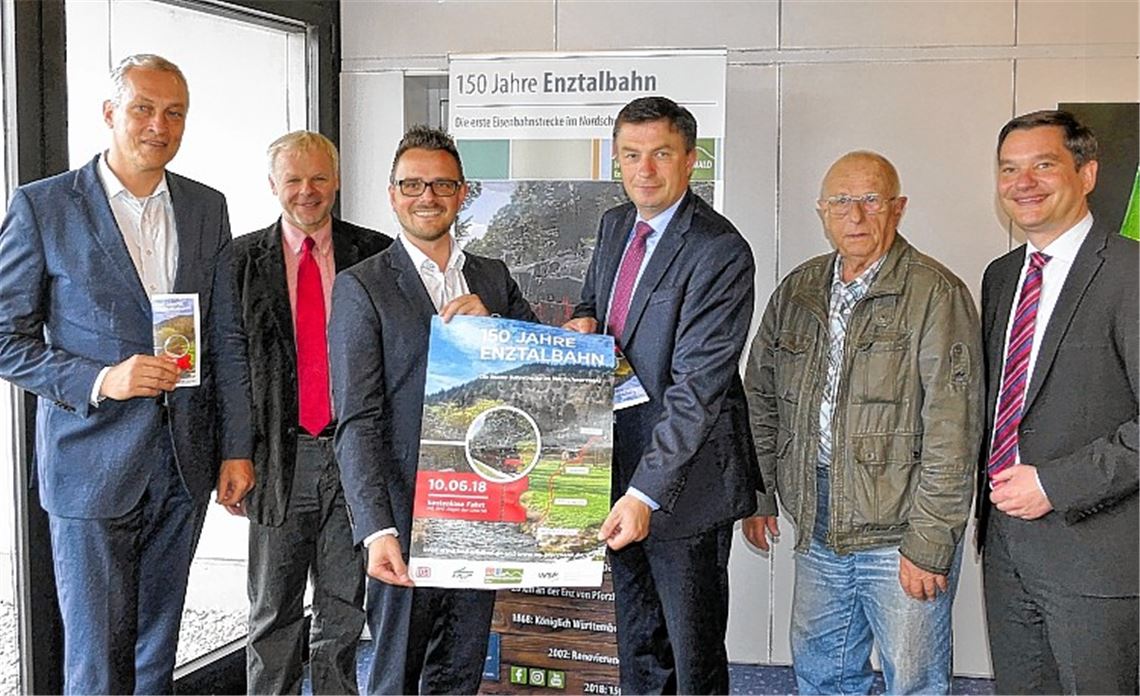 Region feiert das Jubiläum der Enztalbahn