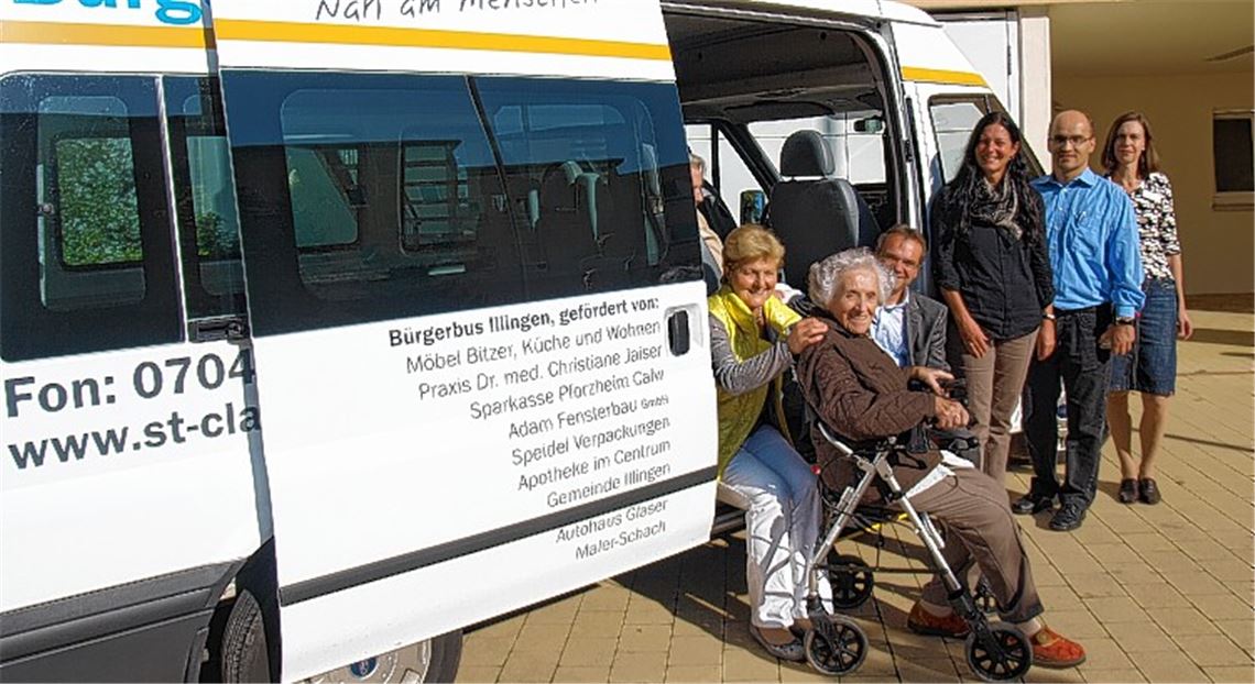 Vorfreude über die neue Flexibilität für Senioren herrscht bei den künftigen Bürgerbus-Nutzern ebenso wie bei den Sponsoren des Angebots.