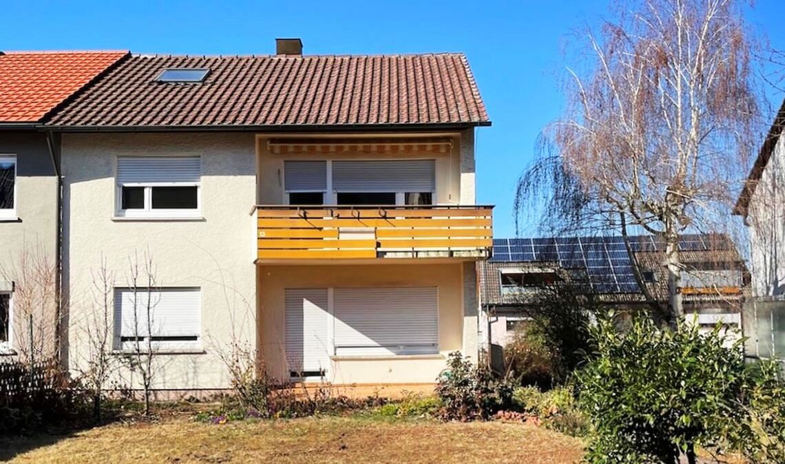 Vorher-Zustand der Doppelhaushälfte in Gerlingen, die der Architekt Thilo Holzer umgebaut hat.