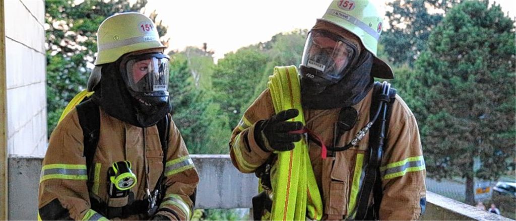 Feuerwehr geht auf Nummer sicher