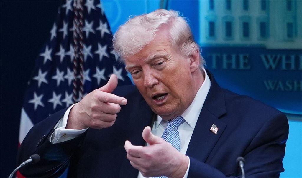 Wählt wieder einmal drastische Worte, um dem Iran zu drohen - US-Präsident Trump.