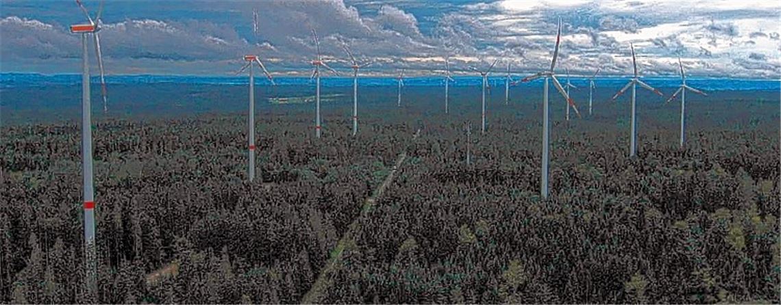 Während anderswo in der Region noch nach geeigneten Standorten für Windräder gesucht wird, existiert in Simmersfeld im Kreis Calw bereits ein Windpark. 