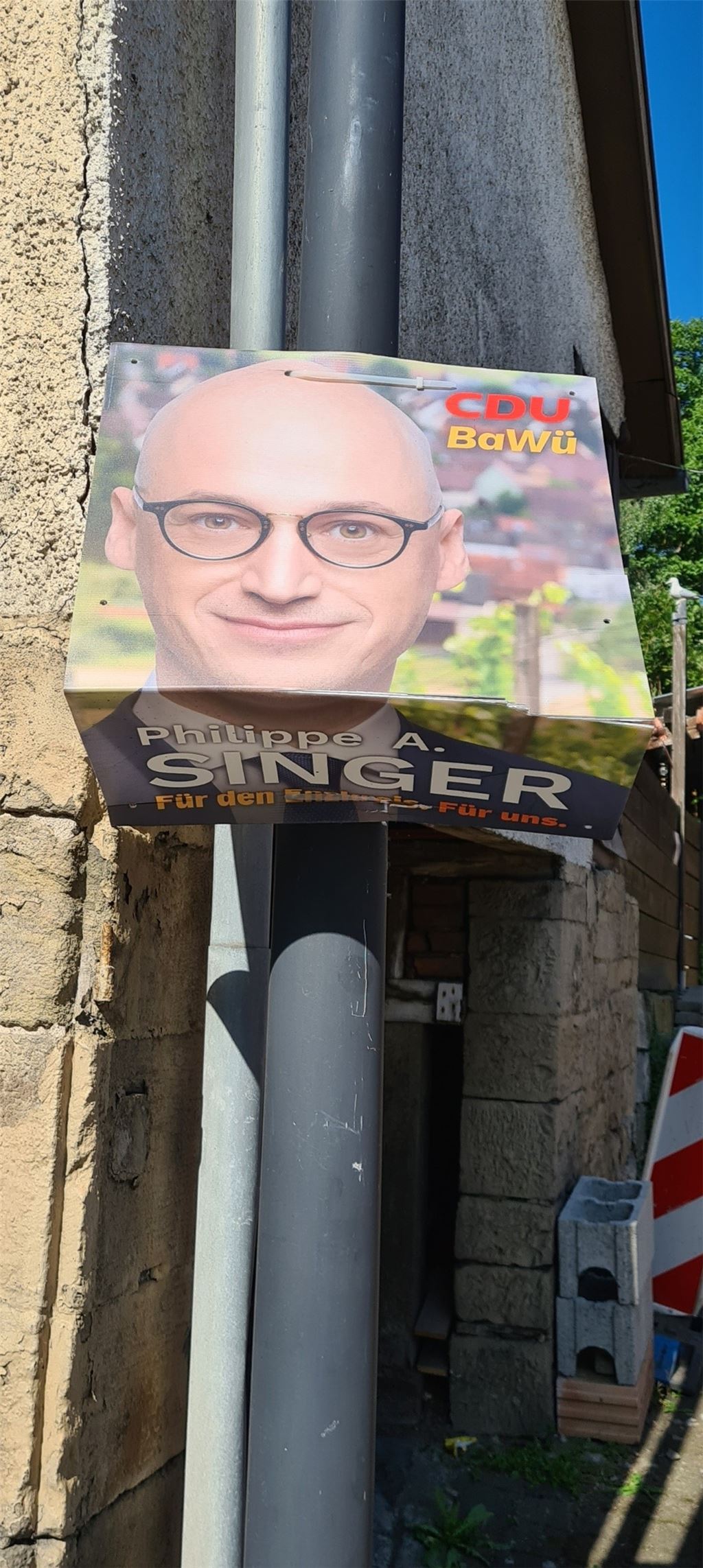 Wahlplakat.