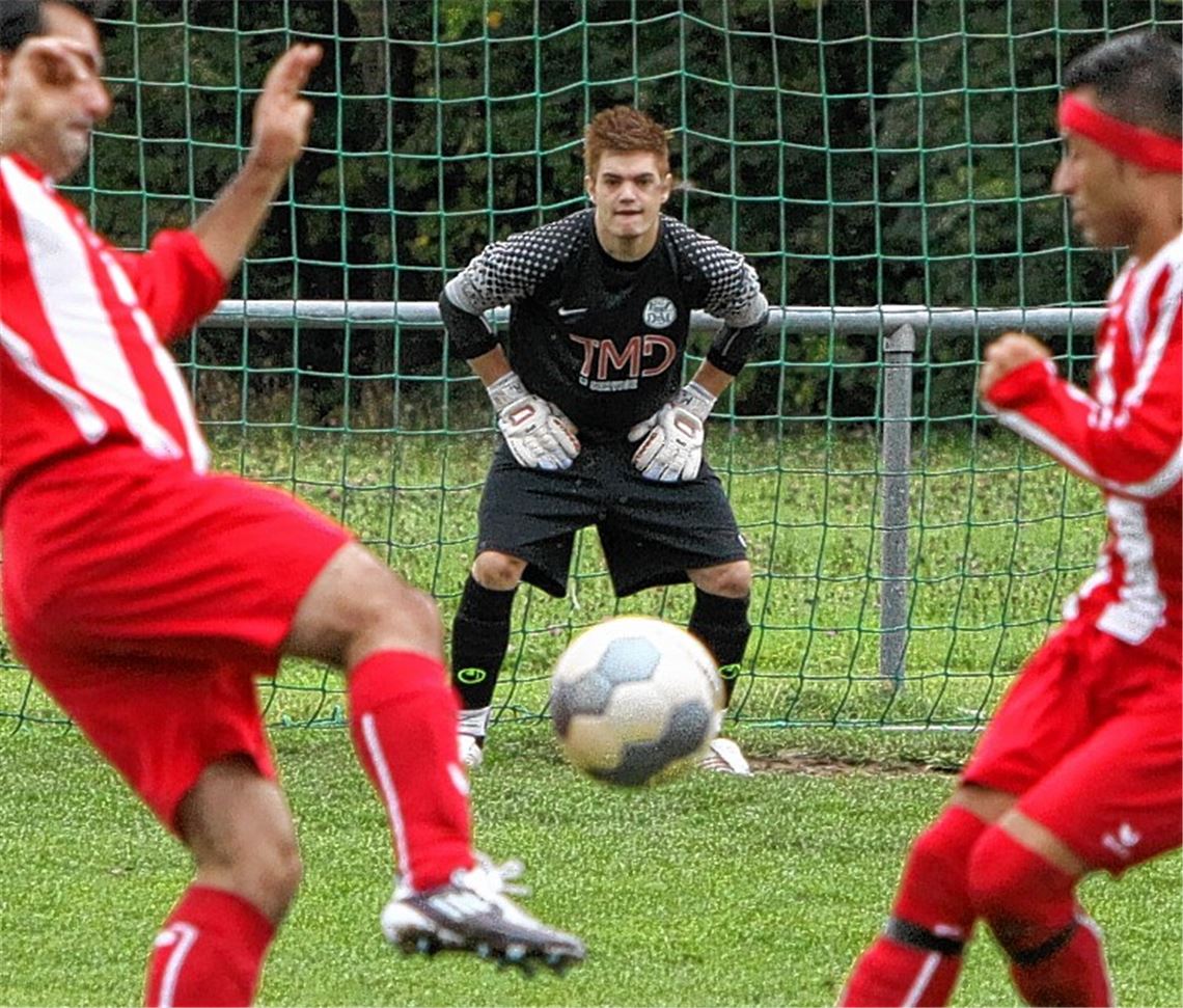 Wann geht es endlich weiter? Die Fvgg 08 Mühlacker mit Torhüter Matthias Rößler kann es kaum erwarten. Foto: Eigner
