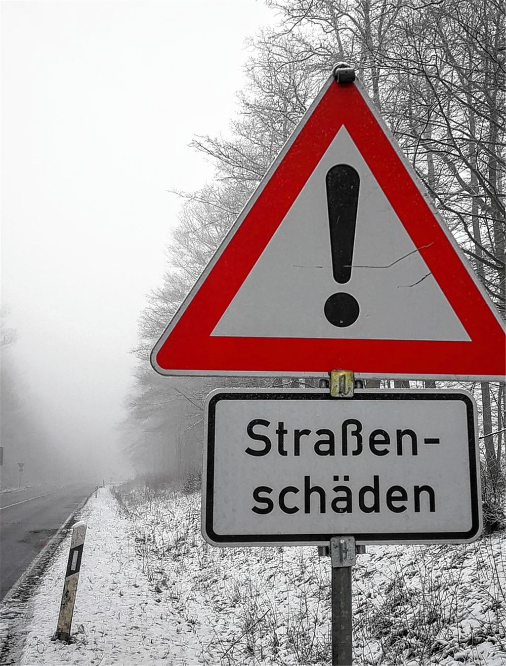 Sanierung der L1134 lässt auf sich warten