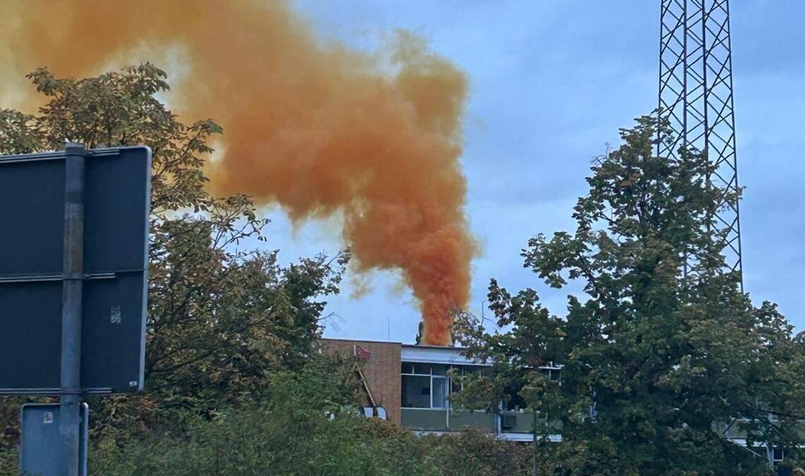 Warnung: Gaswolke über Aschaffenburg