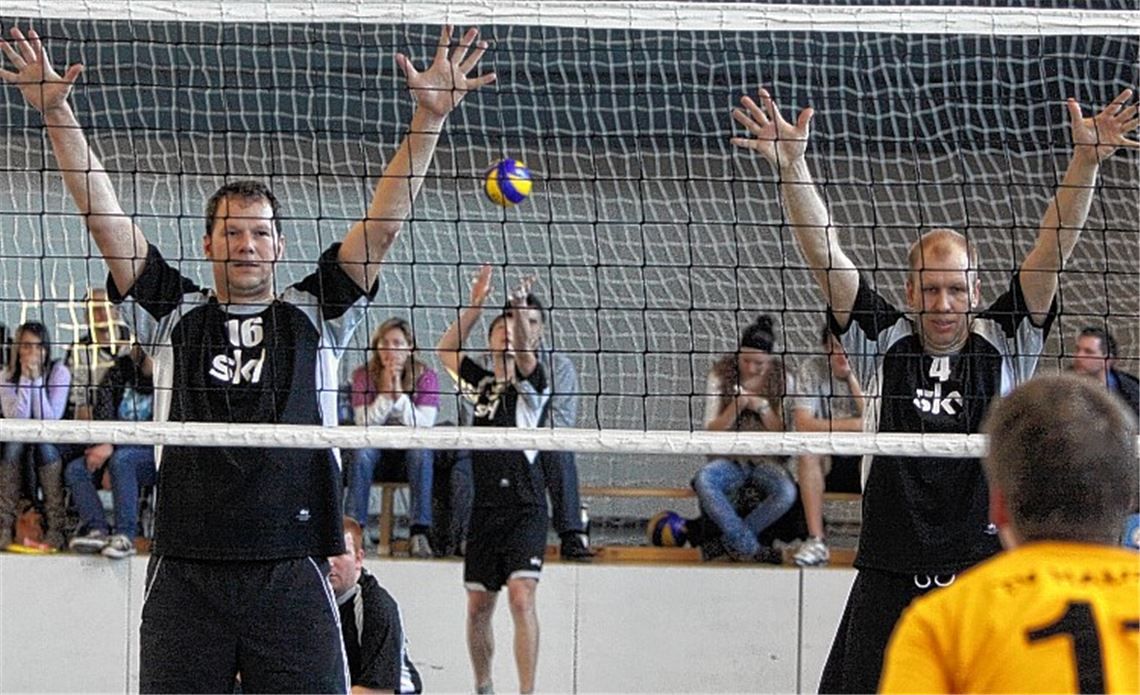 Warten auf den Aufschlag: die Volleyballer des TSV Ölbronn müssen morgen bei der TSG Schwäbisch Hall antreten. Foto: Eigner