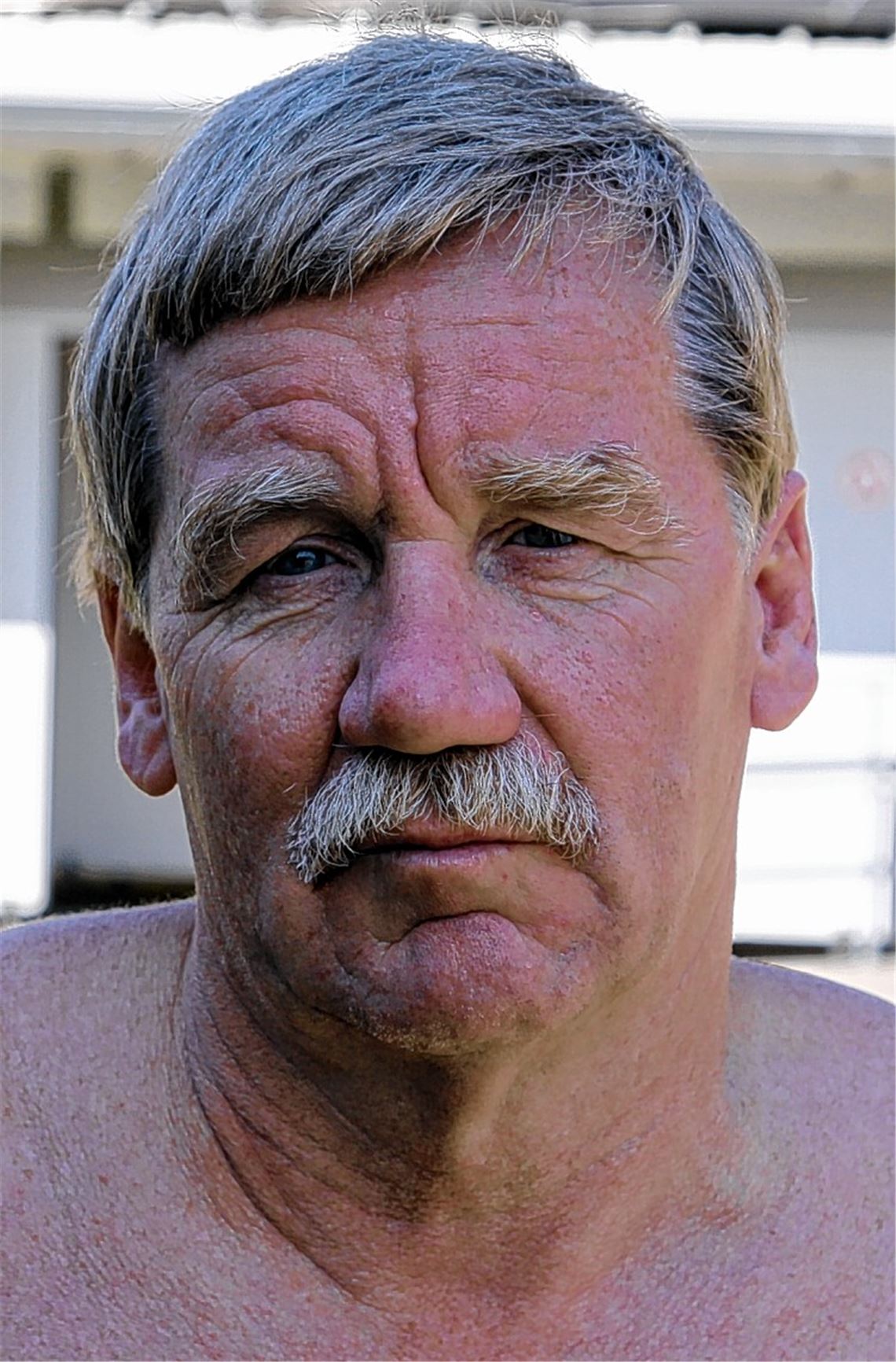 Wasser-Freund Frank Kossmann ist Stammgast[[br]]im Mühlacker Freibad