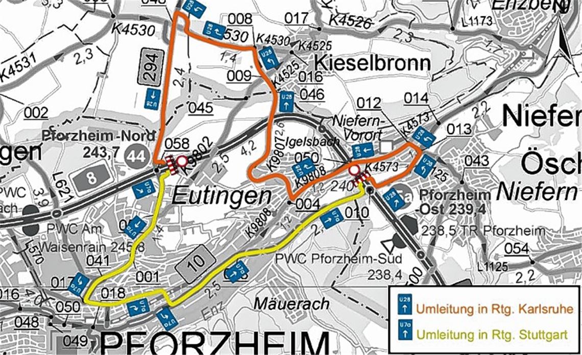 A8 wird erneut voll gesperrt A8 wird erneut voll gesperrt
