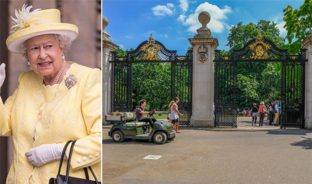 Wegen einer Statue für Queen Elizabeth (l.) soll das denkmalgeschützte  Malborough Gate ab- und an anderer Stelle wieder aufgebaut werden.