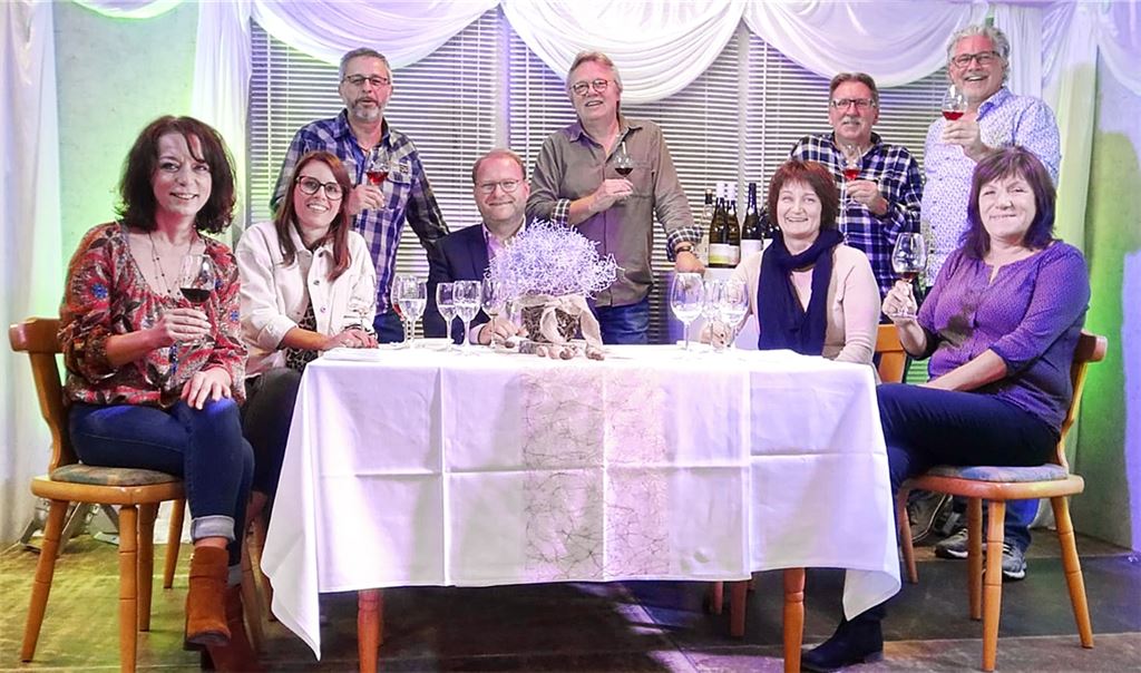 Weinprobe mit „Les Pommes“.privat