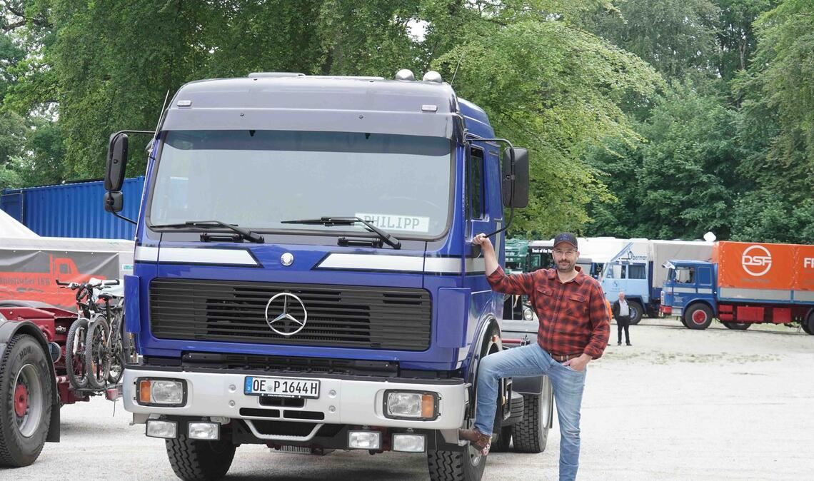Weitere Bilder vom Lkw-Oldtimertreffen auf der Schwäbischen Alb.