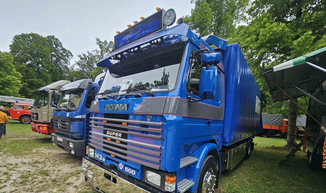 Weitere Bilder vom Lkw-Oldtimertreffen auf der Schwäbischen Alb.
