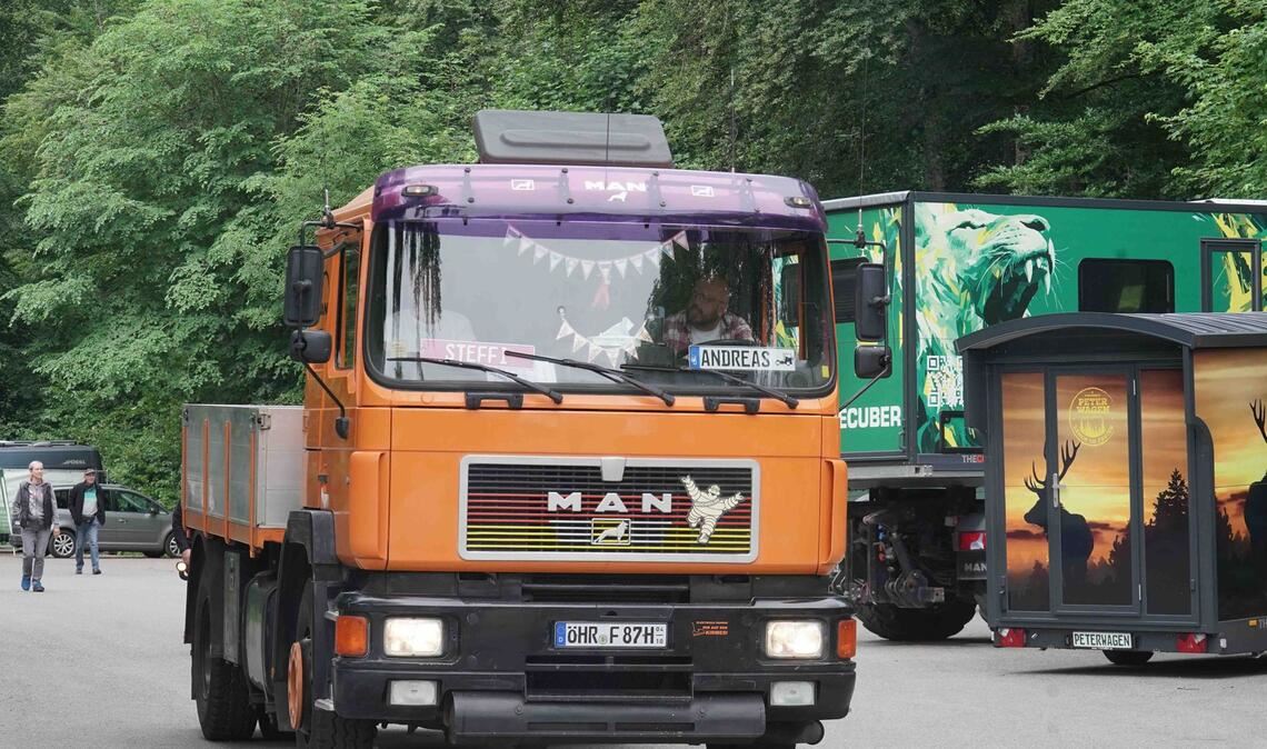Weitere Bilder vom Lkw-Oldtimertreffen auf der Schwäbischen Alb.