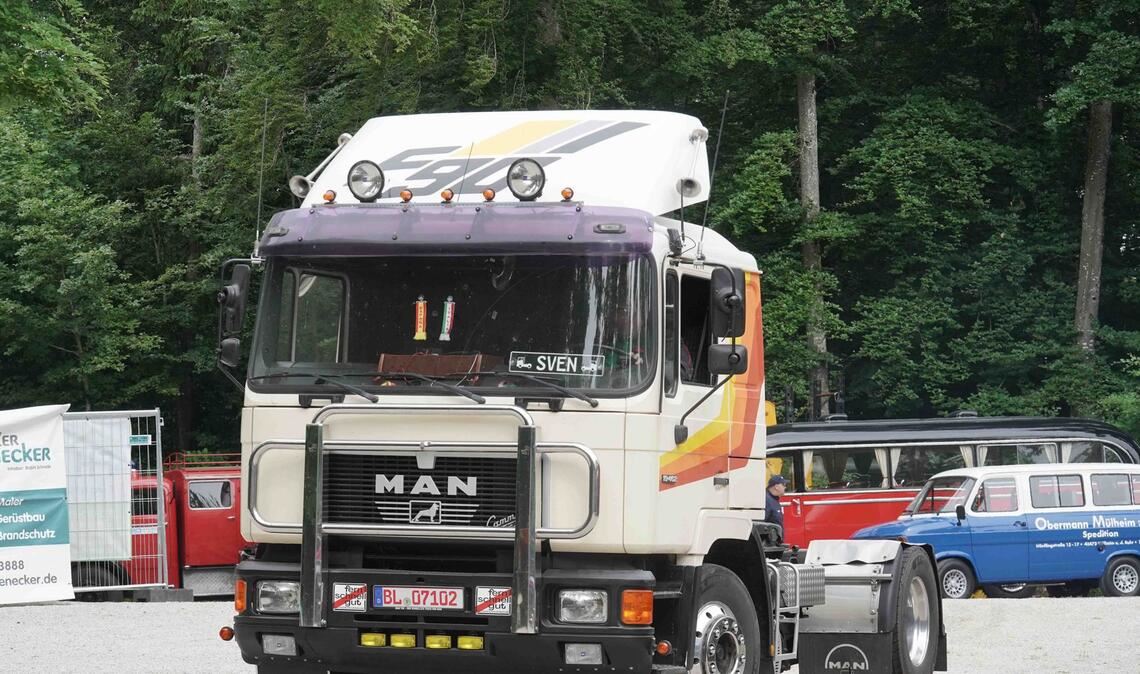 Weitere Bilder vom Lkw-Oldtimertreffen auf der Schwäbischen Alb.