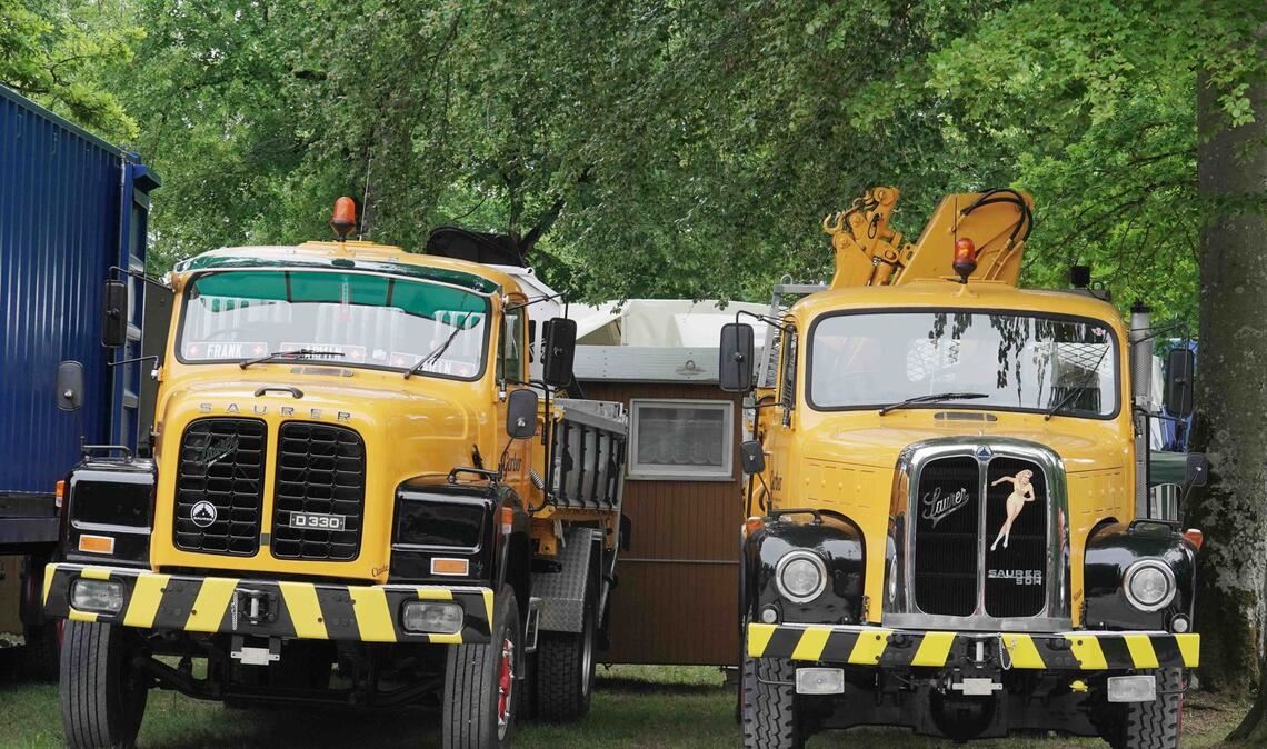 Weitere Bilder vom Lkw-Oldtimertreffen auf der Schwäbischen Alb.