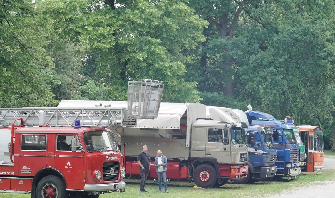 Weitere Bilder vom Lkw-Oldtimertreffen auf der Schwäbischen Alb.