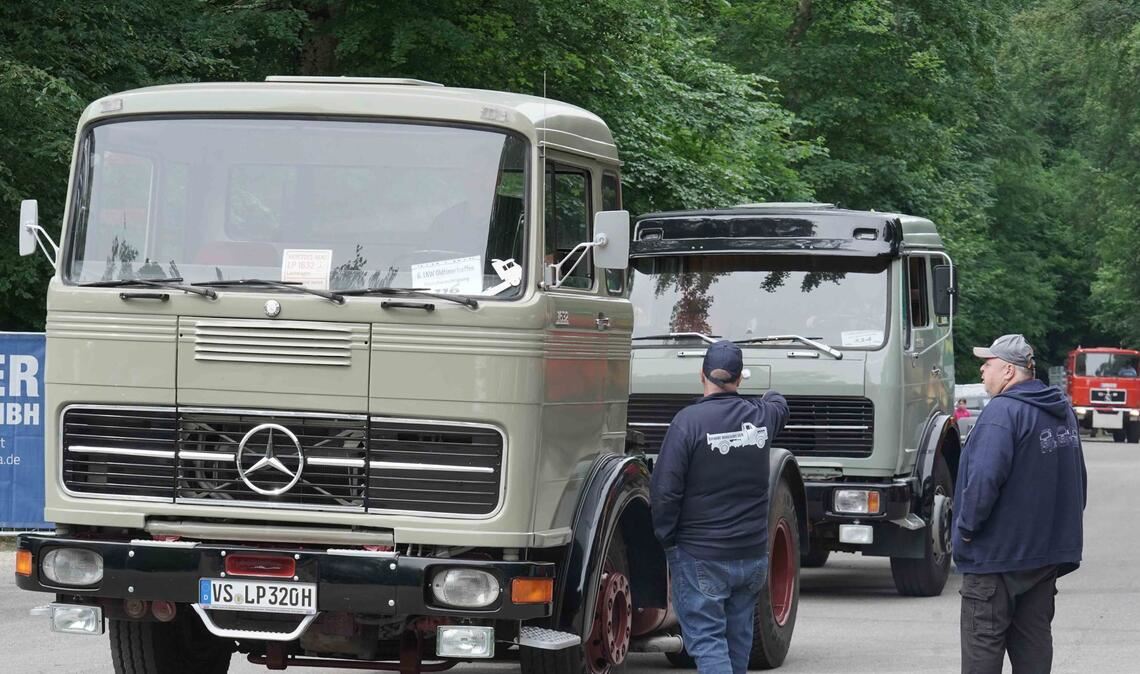 Weitere Bilder vom Lkw-Oldtimertreffen auf der Schwäbischen Alb.