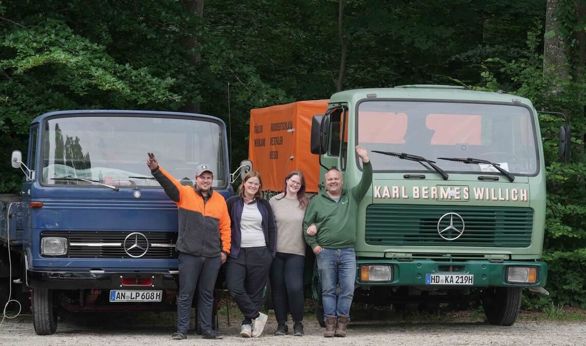 Weitere Bilder vom Lkw-Oldtimertreffen auf der Schwäbischen Alb.