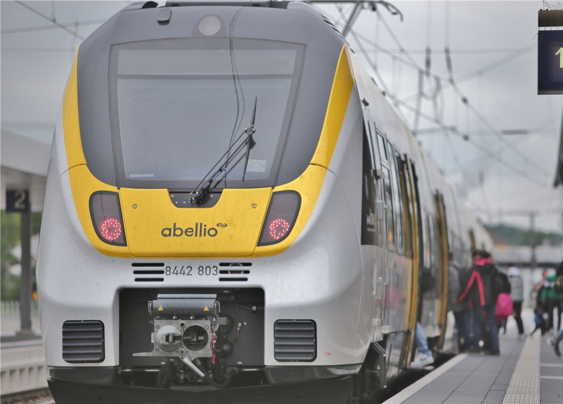 Weiterhin im Fokus: der Service des privaten Betreibers Abellio.Archivfoto: Huber