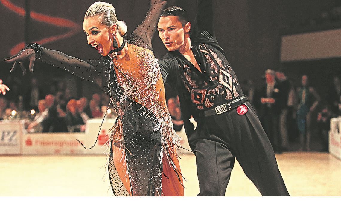 Weltmeister und Sieger der bislang letzten Ausgabe des Goldstadtpokals: das ehemalige SWC-Paar Khrystyna Moshenska und Marius-Andrei Balan. Foto: Archiv