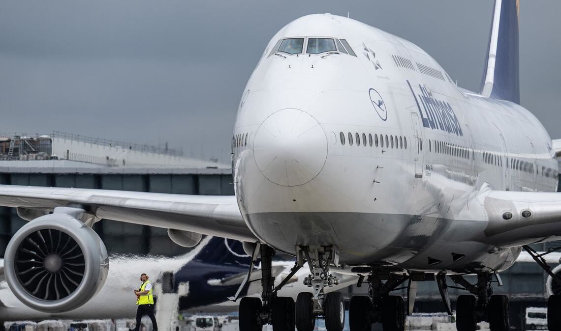 Weniger Passagiere und Fracht: Lufthansa-Streiks treffen Flughafen Frankfurt. (Archivbild)