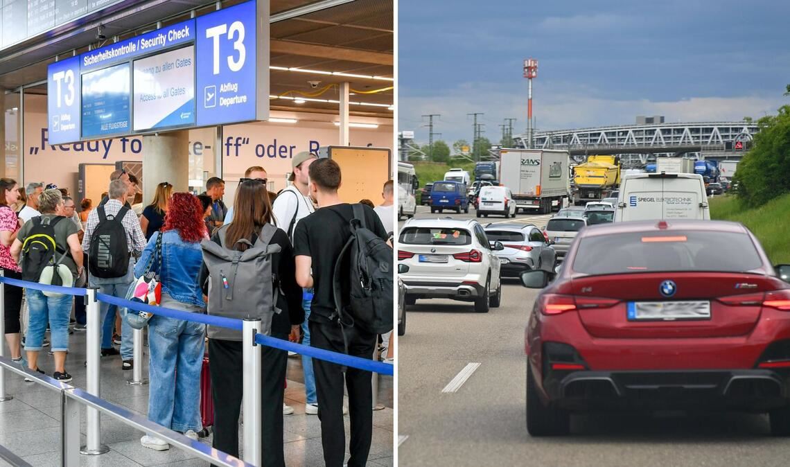Wer in den Pfingstferien verreist, sollte etwas mehr Zeit einplanen.