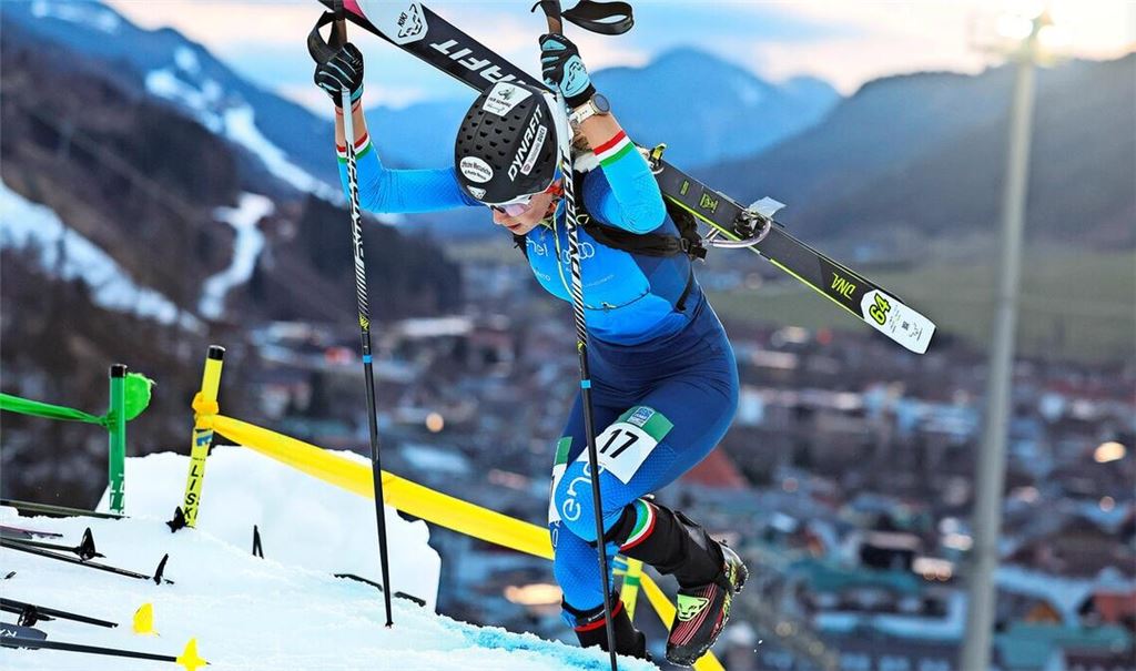 Wer ist am schnellsten oben? Skibergsteigen ist anstrengend – jetzt auch bei den Olympischen Spielen in Italien.