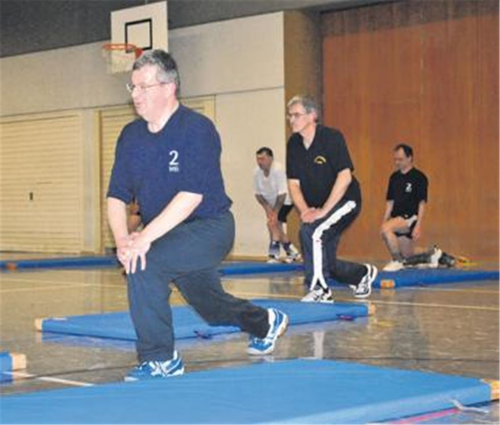 Wer rastet, der rostet heißt das Motto. Sport aus Spaß an der Bewegung vermittelt die Abteilung 2. Weg des TV Mühlacker. Foto: Stahlfeld